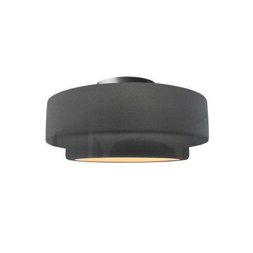Small Tier Semi-Flush (254|CER-6360-GRY-NCKL-LED1-700)