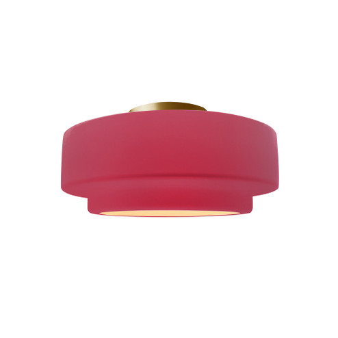 Small Tier Semi-Flush (254|CER-6360-CRSE-BRSS)