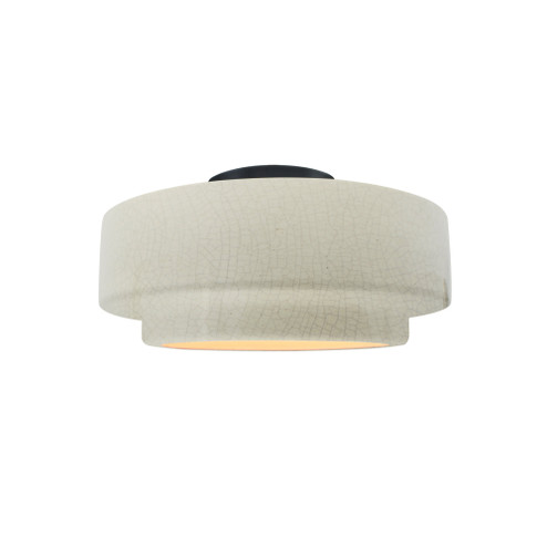 Small Tier Semi-Flush (254|CER-6360-CRK-MBLK)
