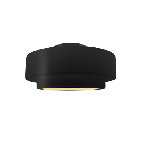 Small Tier Semi-Flush (254|CER-6360-CRB-MBLK-LED1-700)