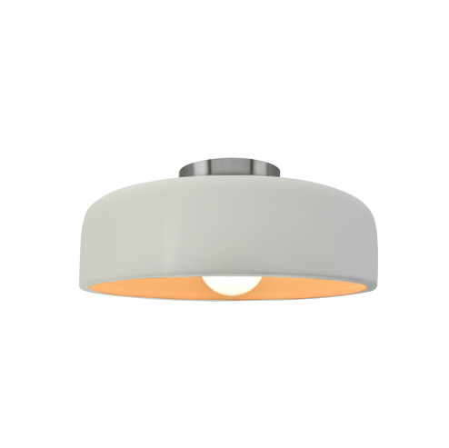 Small Spire Semi-Flush (254|CER-6340-MTGD-NCKL)