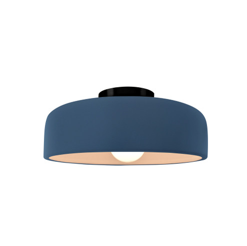 Small Spire Semi-Flush (254|CER-6340-MID-MBLK)