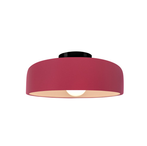 Small Spire Semi-Flush (254|CER-6340-CRSE-MBLK-LED1-700)