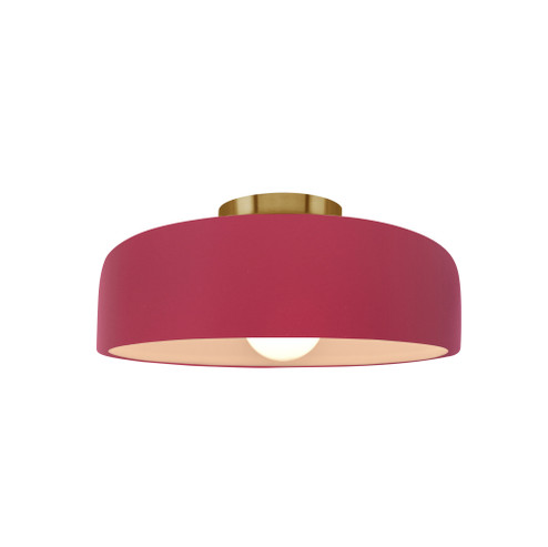 Small Spire Semi-Flush (254|CER-6340-CRSE-BRSS)