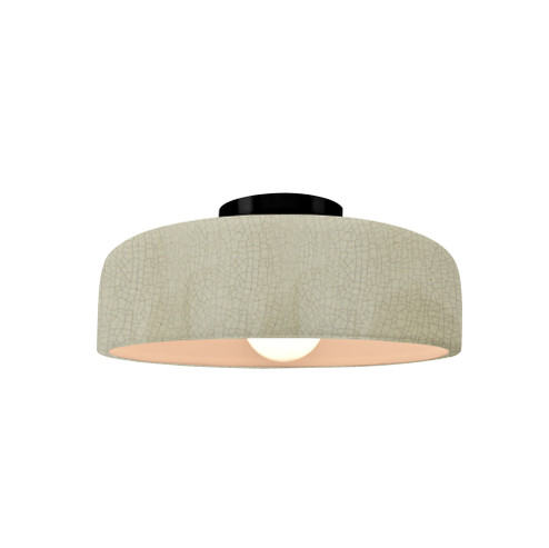 Small Spire Semi-Flush (254|CER-6340-CKC-MBLK)