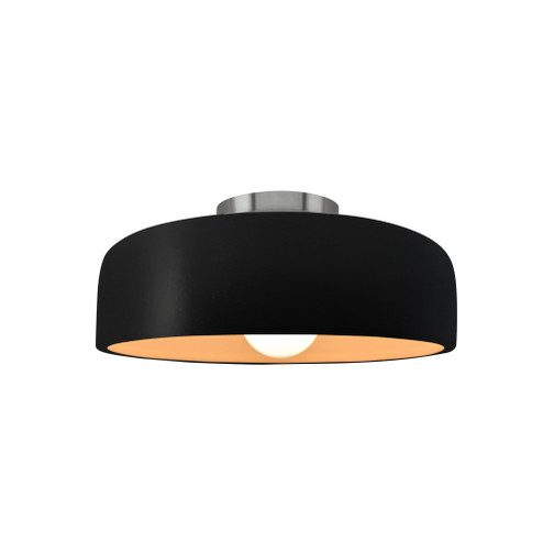 Small Spire Semi-Flush (254|CER-6340-CBGD-NCKL-LED1-700)