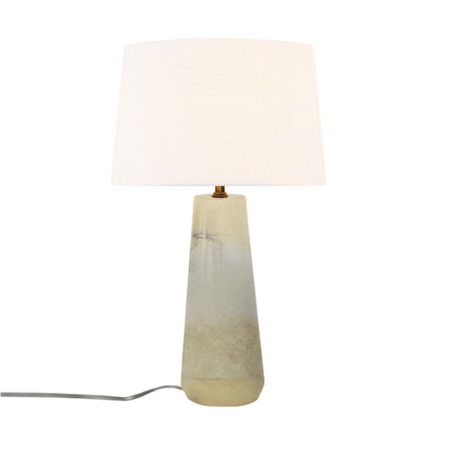 Tower Portable w/ Fabric Shade (254|CER-2585-TRAG-WHTE)