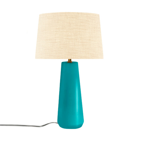 Tower Portable w/ Fabric Shade (254|CER-2585-RFPL-CREM)
