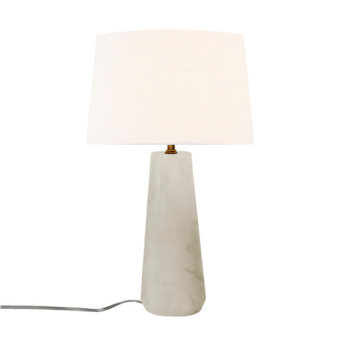 Tower Portable w/ Fabric Shade (254|CER-2585-PATA-WHTE)