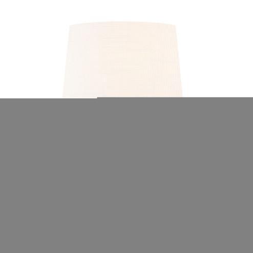 Tower Portable w/ Fabric Shade (254|CER-2585-ANTG-WHTE)