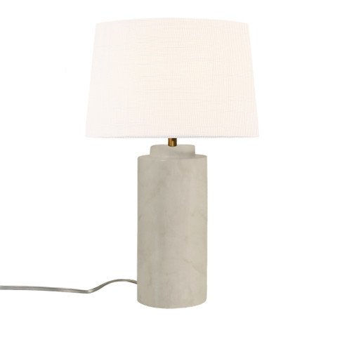 Spire Portable w/ Fabric Shade (254|CER-2575-PATA-WHTE)