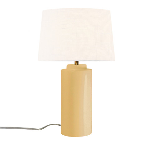 Spire Portable w/ Fabric Shade (254|CER-2575-MYLW-CREM)