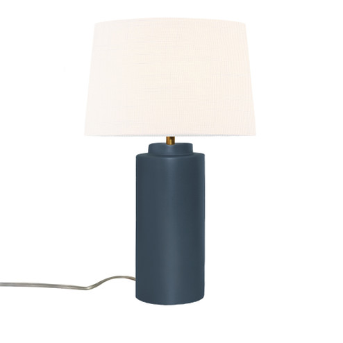 Spire Portable w/ Fabric Shade (254|CER-2575-MID-WHTE)
