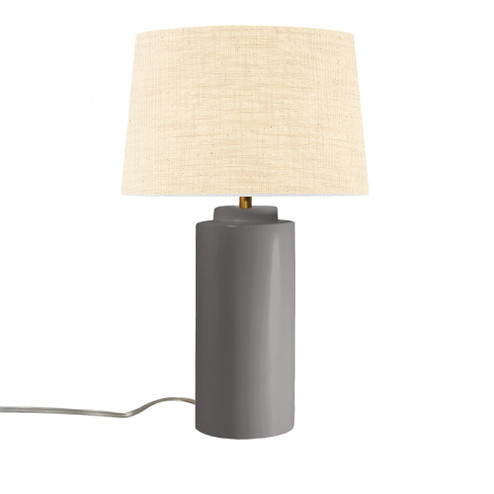 Spire Portable w/ Fabric Shade (254|CER-2575-GRY-CREM)