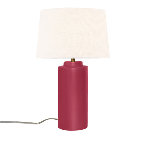 Spire Portable w/ Fabric Shade (254|CER-2575-CRSE-WHTE)