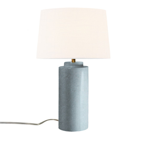 Spire Portable w/ Fabric Shade (254|CER-2575-CONC-WHTE)