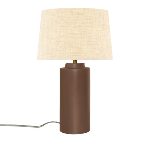 Spire Portable w/ Fabric Shade (254|CER-2575-CLAY-CREM)
