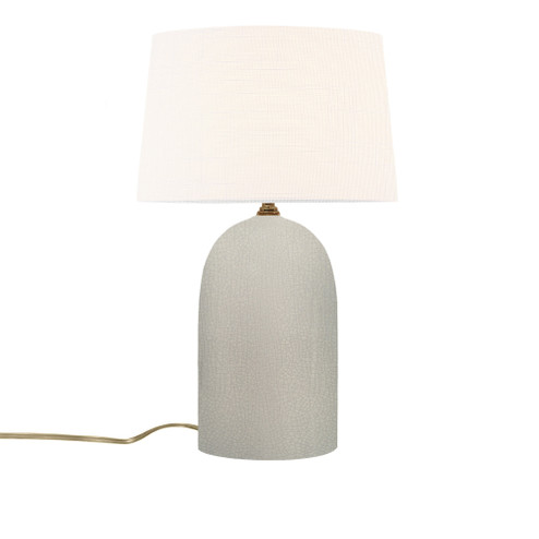 Tall Kava Portable w/ Fabric Shade (254|CER-2565-CRK-WHTE)