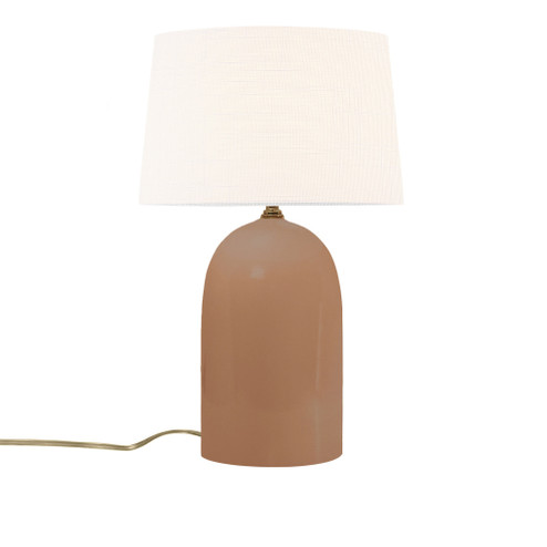Tall Kava Portable w/ Fabric Shade (254|CER-2565-ADOB-WHTE)