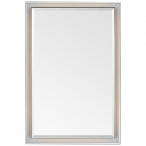 Tricia 24'' Illuminated Rectangular Mirror (279|TOB 2965WHT/PN)