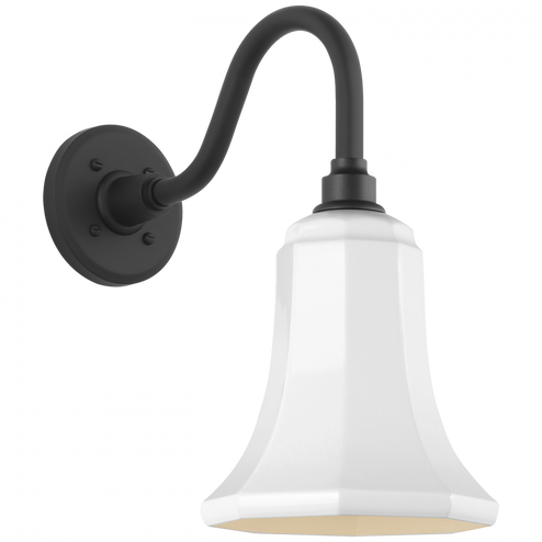 Academy 11'' Flynn Barn Light (279|TOB 2816MBK/S8-WHT)