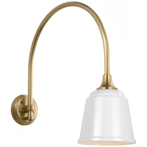 Academy 19.5'' Arched Mack Barn Light (279|TOB 2815HAB/S5-WHT)
