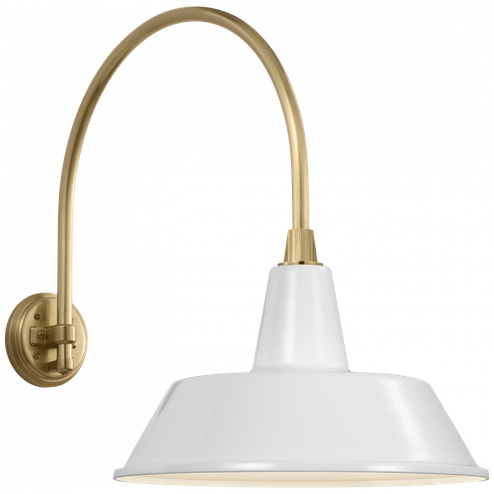 Academy 19.5'' Arched Mack Barn Light (279|TOB 2815HAB/S2-WHT)