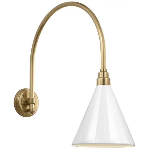 Academy 19.5'' Arched Mack Barn Light (279|TOB 2815HAB/S10-WHT)