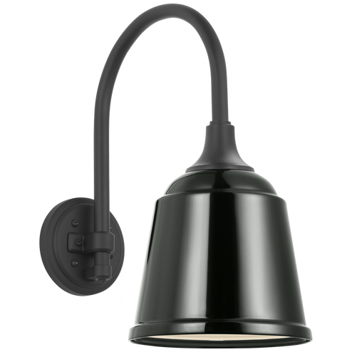 Academy 11'' Arched Mack Barn Light (279|TOB 2814MBK/S5-G)