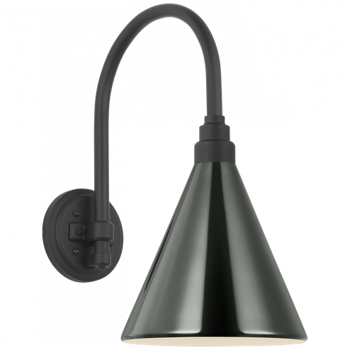 Academy 11'' Arched Mack Barn Light (279|TOB 2814MBK/S10-G)