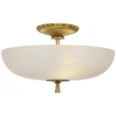 Pascal 14'' Bowl Semi-Flush Mount (279|ARN 4415HAB-ALB)