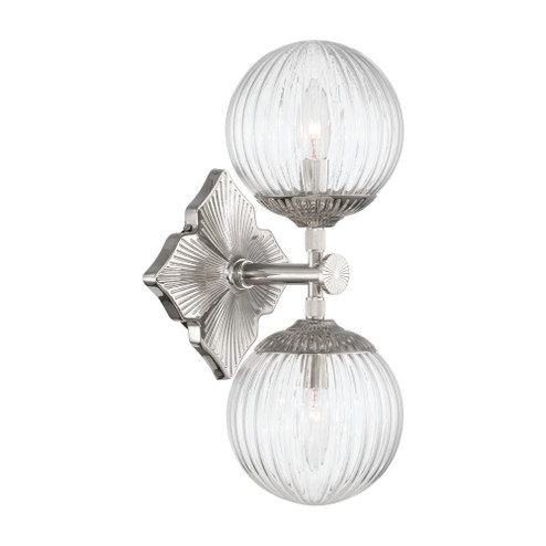 Orly 7.5'' Polished Nickel Sconce (205|ORY-1002-PN-CL)