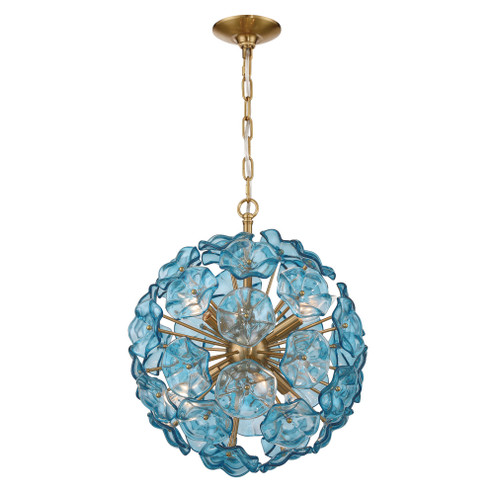 Esme 18.25'' Aged Brass Chandelier (205|ESM-4005-AG-BL)