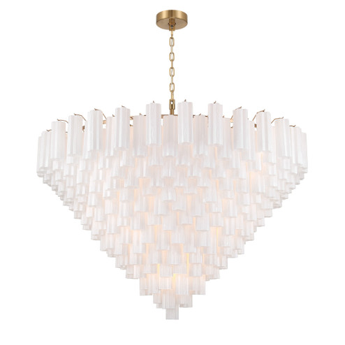 Addis 62'' Aged Brass Chandelier (205|ADD-329-AG-WH)