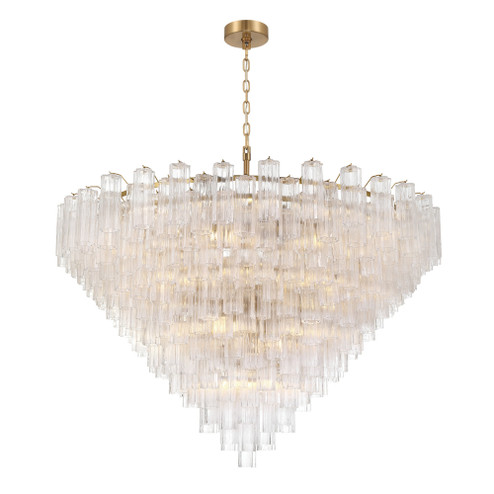 Addis 62'' Aged Brass Chandelier (205|ADD-329-AG-CL)