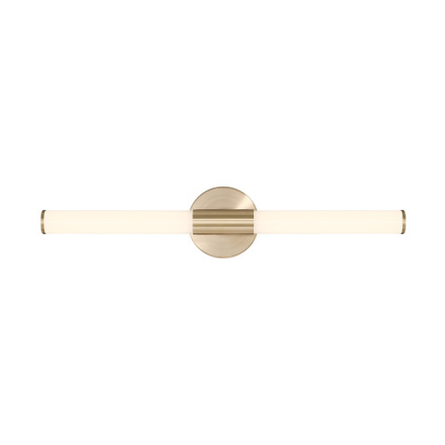 Connor 24'' Mini Tube LED Cylinder Vanity Light in Brass (128|8-9999-24-BR)