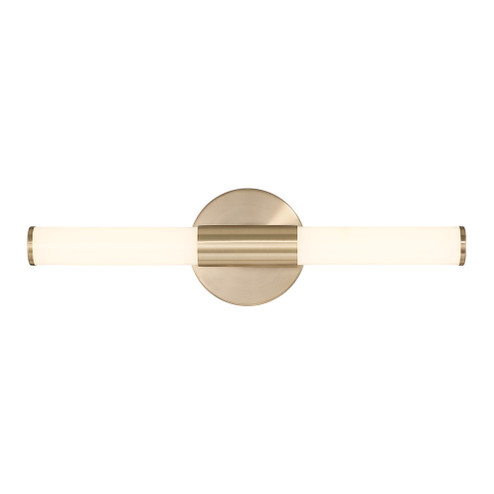 Connor 18'' Mini Tube LED Cylinder Vanity Light in Brass (128|8-9999-18-BR)