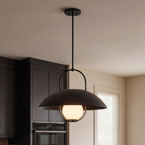 Lehigh 1-Light Pendant in Matte Black (128|7-3070-1-89)