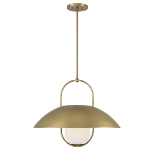Lehigh 1-Light Pendant in Warm Brass (128|7-3070-1-322)