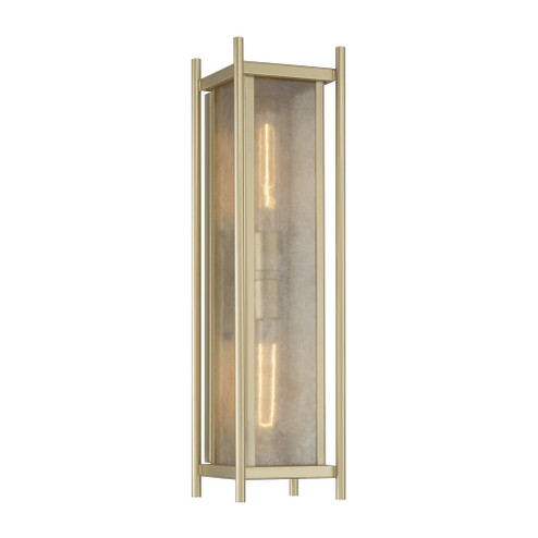 Jacobs 2-Light Outdoor Wall Lantern in Serene Brass (128|5-3805-344)