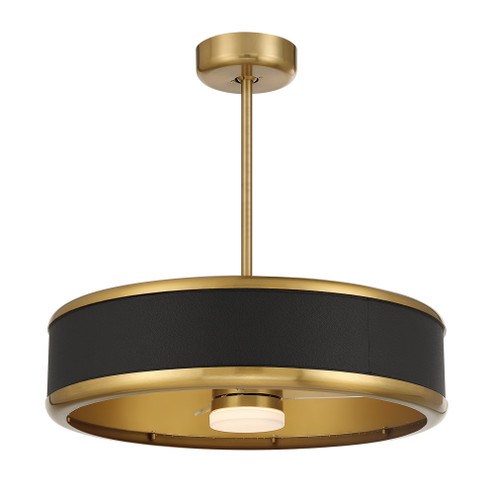 Archer LED Fan D'Lier in Warm Brass (128|28-FD-485-322)