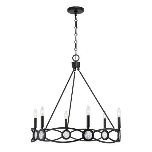 Minette 6-Light Chandelier in Matte Black (128|1-4101-6-89)