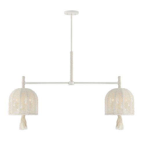 Lunara 6-Light Chandelier in Cotton by Breegan Jane (128|1-3403-6-341)