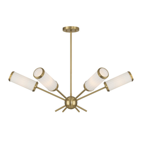 Denison 6-Light Chandelier in Warm Brass by Dann Foley (128|1-3198-6-322)