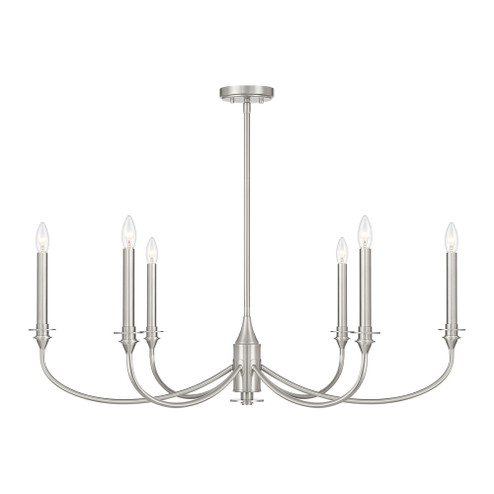 Coventry 6-Light Chandelier in Satin Nickel (128|1-1500-6-SN)