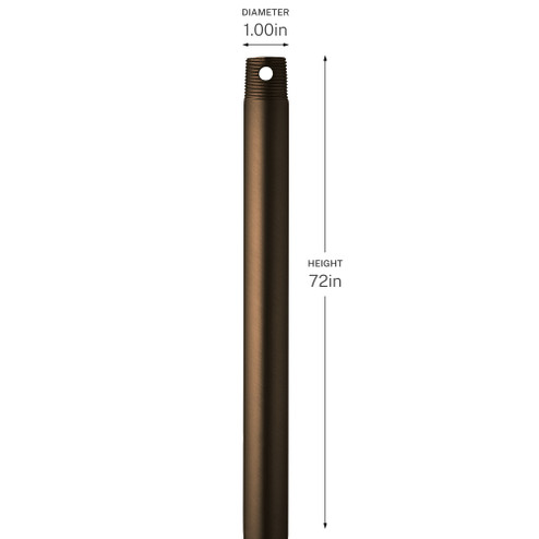 72 Inch Ceiling Fan Downrod (2|C2609-HBB)