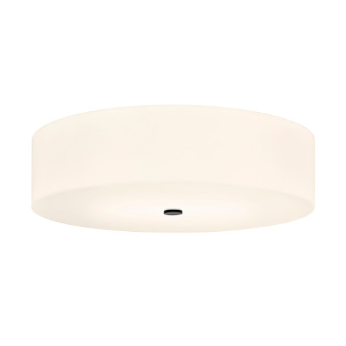 Classic 30'' 6-Light Acrylic Flush-Mount (254|ACR-9733-OPAL-MBLK)