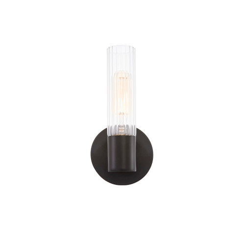 Rimini ADA 1-Light Wall Sconce (254|FSN-8351-CLFT-MBLK)