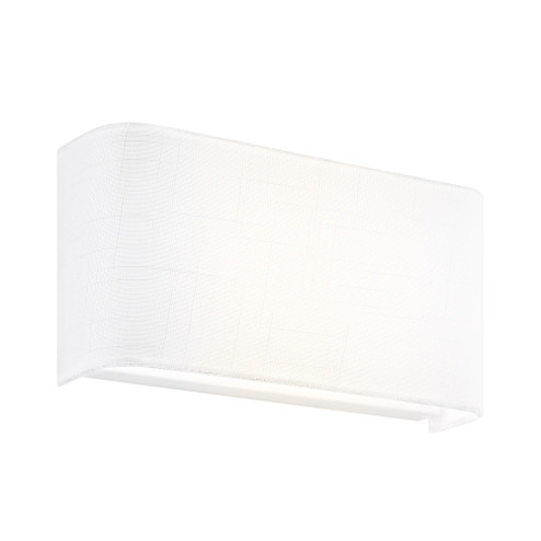 Marco 10'' LED ADA Rectangle Fabric Wall Sconce (254|FAB-5665-WHTE)