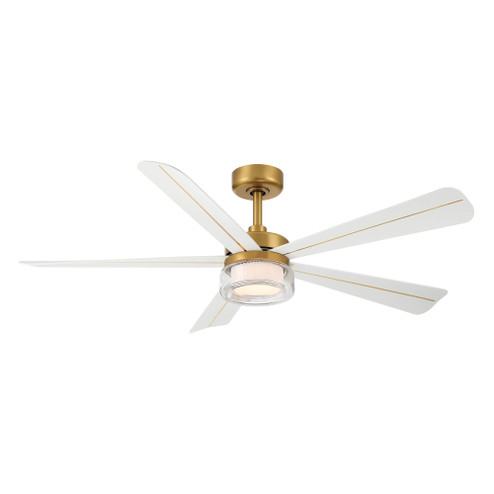 Nellora 52'' 5CCT LED Smart Ceiling Fan (39|F772L-LBR/ALW)